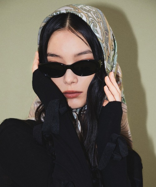 SWASH LONDON スカーフ バンダナ スカーフ シルクツイル 88*88