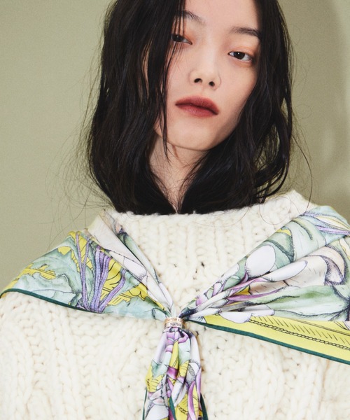 SWASH LONDON スカーフ バンダナ スカーフ シルクツイル 88*88