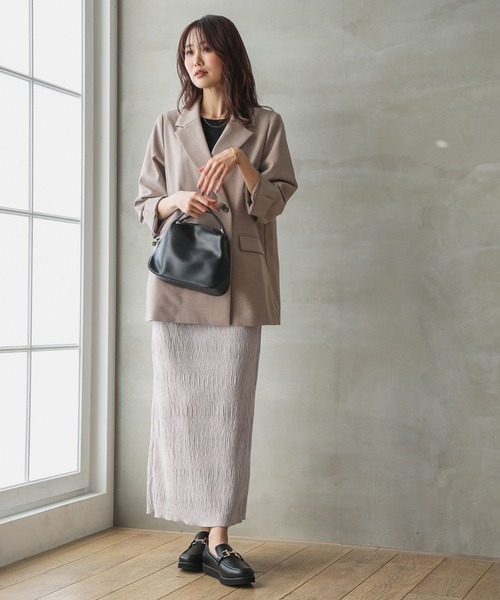 「GLOBAL WORK」 テーラードジャケット LARGE ブラック レディース