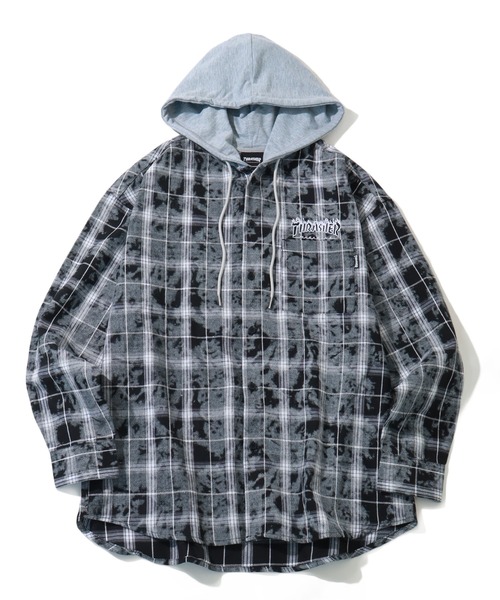 THRASHER シャツ 「THRASHER/スラッシャー」 フード付き ワン