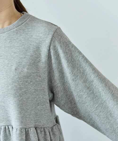 完売品　Champion チャンピオン別注ロゴスウェットチュニック FREAK'S STORE トレーナー スウェット 限定展開 Champion