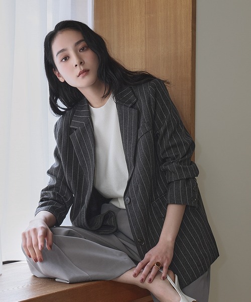 LOWO ジャケット テーラードジャケット レディース : ZOZOTOWN Yahoo