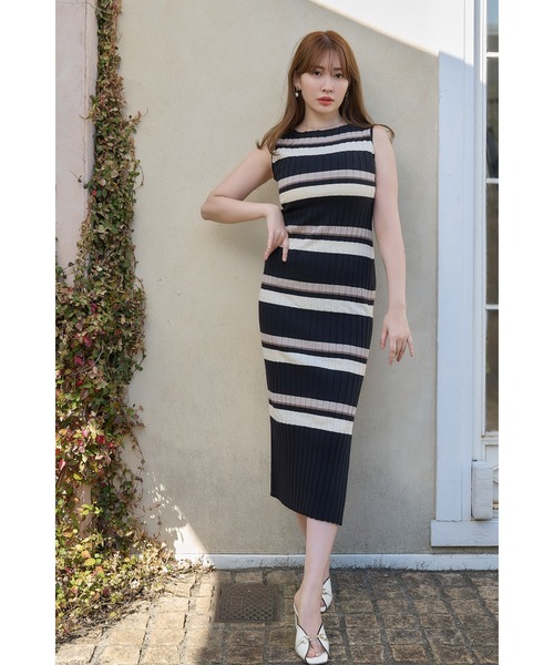 Her lip to 「Her to」 ニットワンピース S ブラック レディース