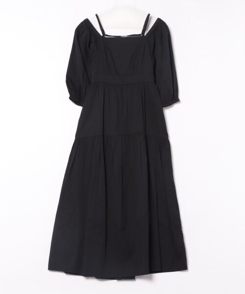 dazzlin（ダズリン） 7分袖ワンピース SMALL ブラック レディース