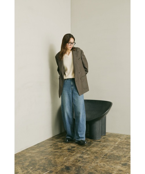 ジャケット テーラードジャケット GOOVI ダブルブレストジャケット