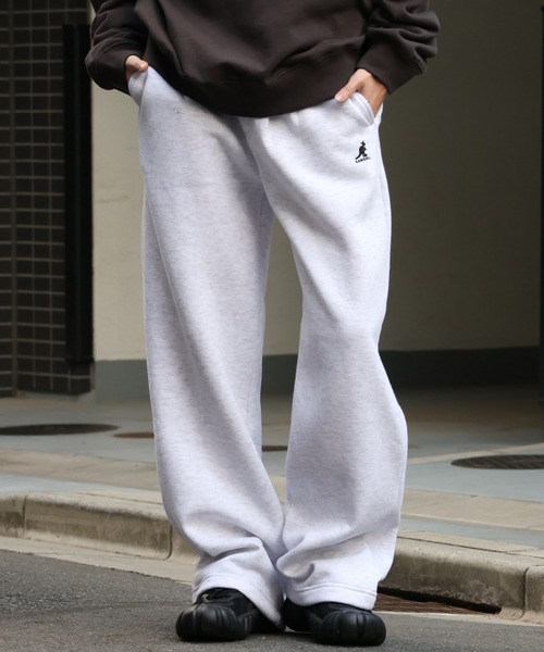 【新品未使用に近い】カンゴール•KANGOL グレー スウェットパンツ KANGOL（カンゴール） スウェットパンツ ジャージ 「KANGOL/カンゴール