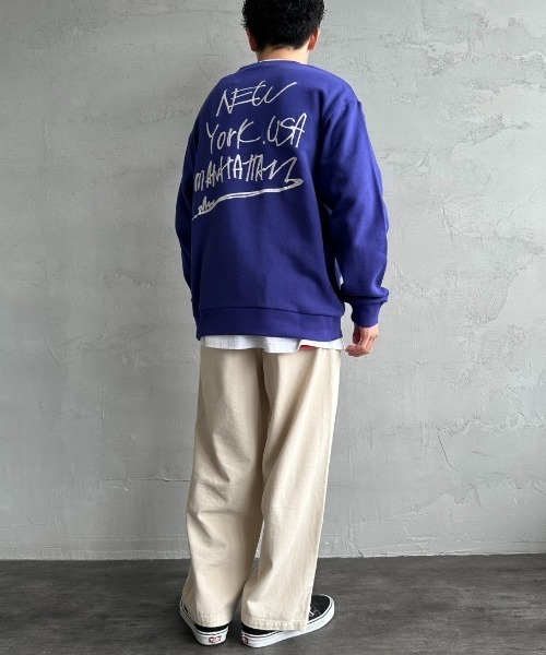 「Manhattan Portage」 スウェットカットソー S アイボリー レディース_画像8