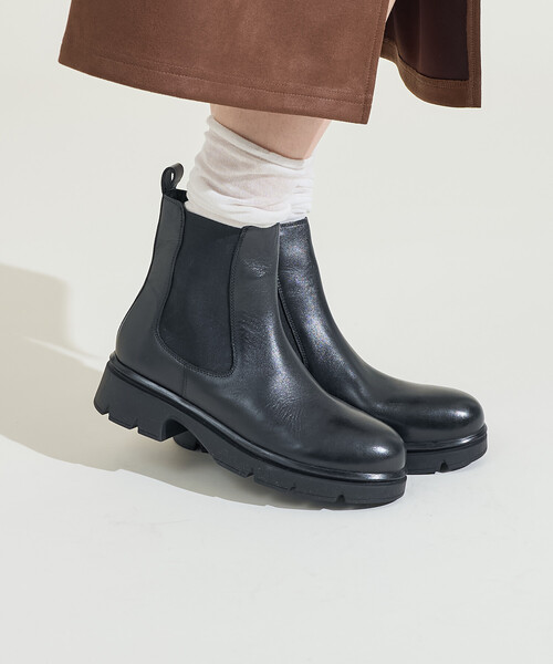 HUMANT / サイドゴアブーツ/SOPHIE BK/BLK FREAK'S STORE（フリークスストア） ブーツ SOFI/ソフィー カウレザー