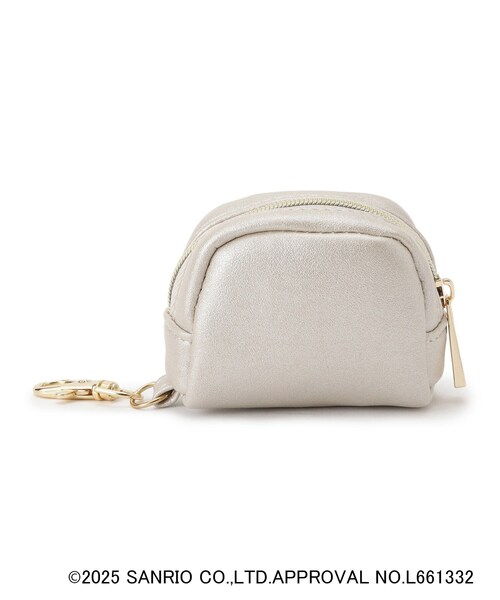 grove（グローブ） ポーチ 「ハローキティ」フェイス刺繍チャーム