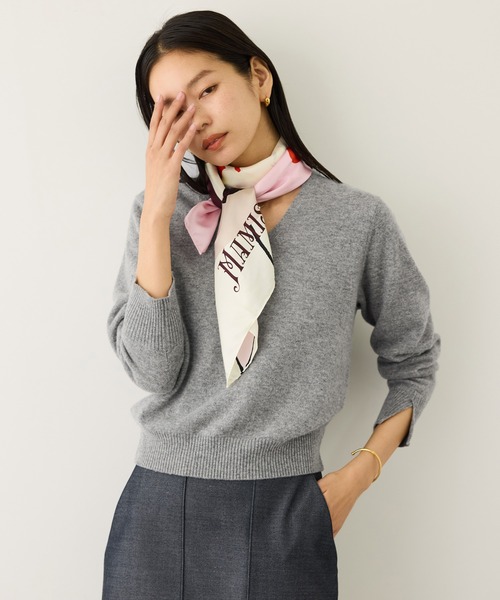 ROPE'（ロペ） ニット セーター カシミヤVネックニットプルオーバー