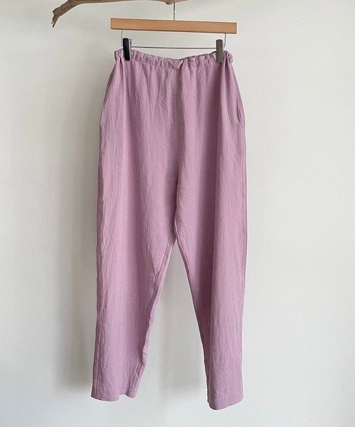 「CANAL JEAN」 「El mar」イージーパンツ ONE SIZE カーキ レディース_画像2