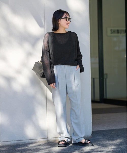 FRAMeWORK（フレームワーク） 長袖ニット FREE サックスブルー