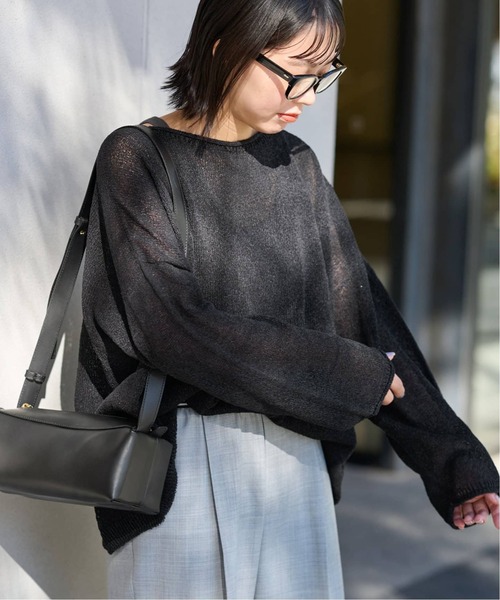 新品FRAMeWORK FRAMeWORK（フレームワーク） 長袖ニット FREE サックスブルー