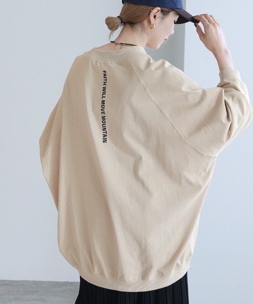 reca（レカ） tシャツ バック刺繍ロゴBIGプルオーバー レディース