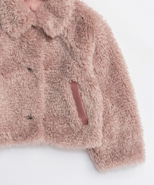 MAISON SPECIAL（メゾンスペシャル） ブルゾン アウター Pink Faux Fur