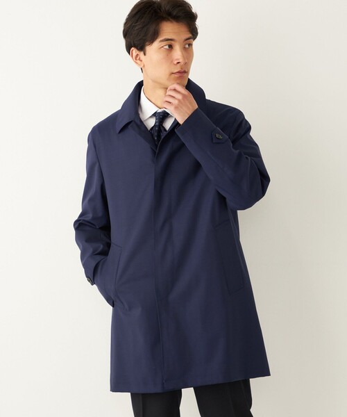 ships ステンカラーコート L ネイビー SHIPS Colors（シップスカラーズ） ステンカラーコート LARGE ネイビー