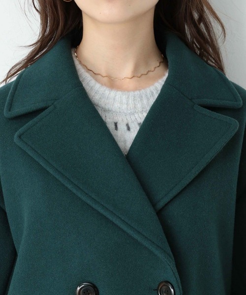 Heather（ヘザー） チェスターコート FREE グリーン レディース