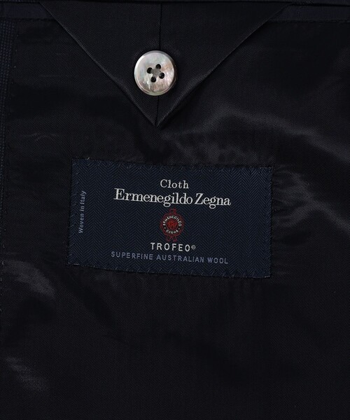 セレモニースーツ セットアップ ウール シングルブレステッド 2Bスーツ TROFEO E.Zegna メンズの画像