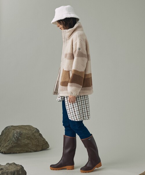 AIGLE ブルゾン Sサイズ AIGLE（エーグル） ブルゾン アウター ジップアップシェルパフリース