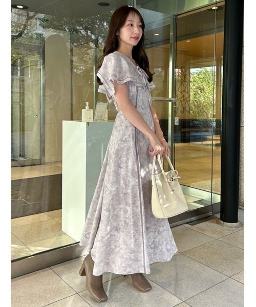 FRAY I.D（フレイ・アイディー） ノースリーブワンピース 1 パープル