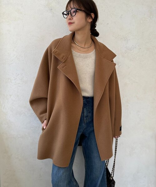 DouDou（ドゥドゥ） コート アウター ダブルフェイスドルマンコート