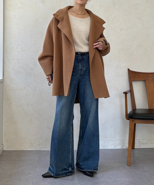 DouDou（ドゥドゥ） コート アウター ダブルフェイスドルマンコート