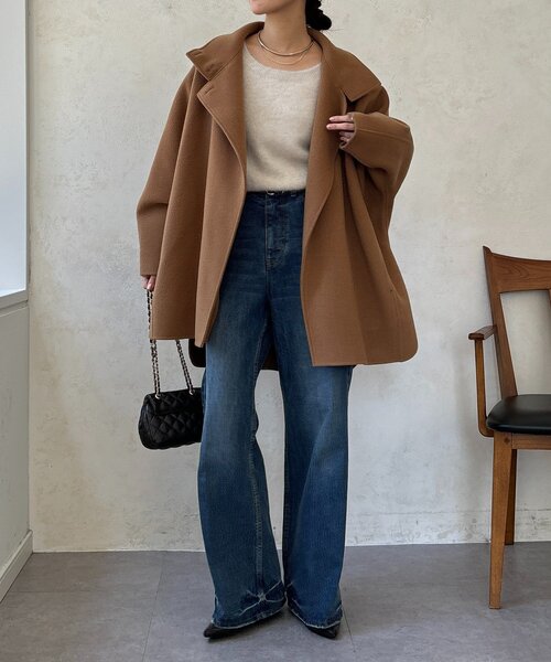 DouDou（ドゥドゥ） コート アウター ダブルフェイスドルマンコート