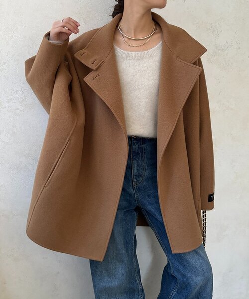 DouDou（ドゥドゥ） コート アウター ダブルフェイスドルマンコート