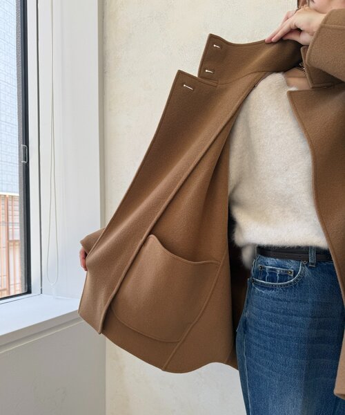 DouDou（ドゥドゥ） コート アウター ダブルフェイスドルマンコート