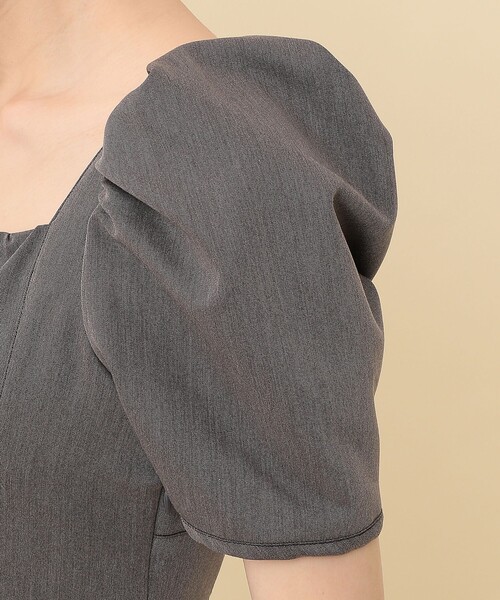 「DEICY」 半袖ワンピース 0 グレー レディース_画像8