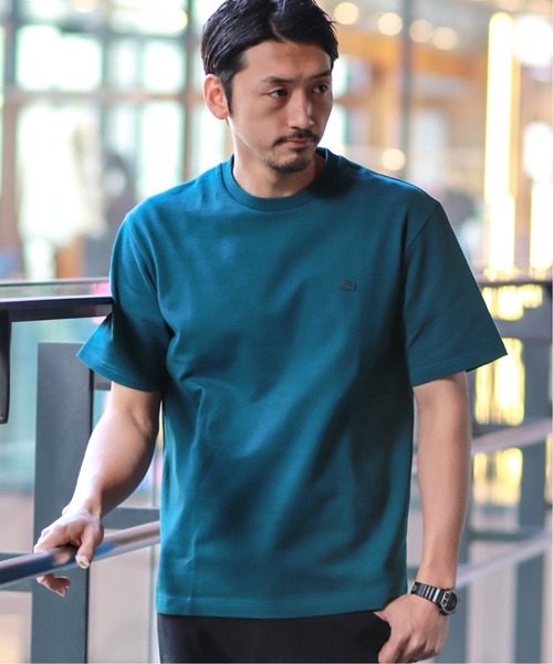 「LACOSTE」 半袖Tシャツ 4 ベージュ メンズ_画像4