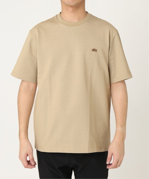 「LACOSTE」 半袖Tシャツ 4 ベージュ メンズ_画像9