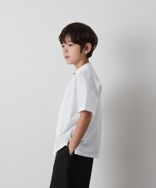 「riziere」 「KIDS」半袖ブラウス 140 ホワイト キッズ_画像3
