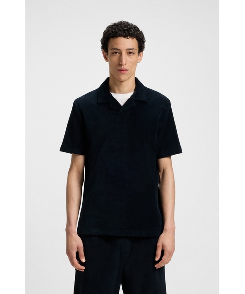 BOSS（HUGO BOSS） ポロシャツ ジョニーカラー コットンタオル メンズ