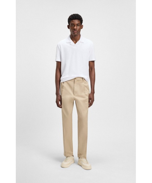 BOSS（HUGO BOSS） ポロシャツ ジョニーカラー コットンタオル メンズ