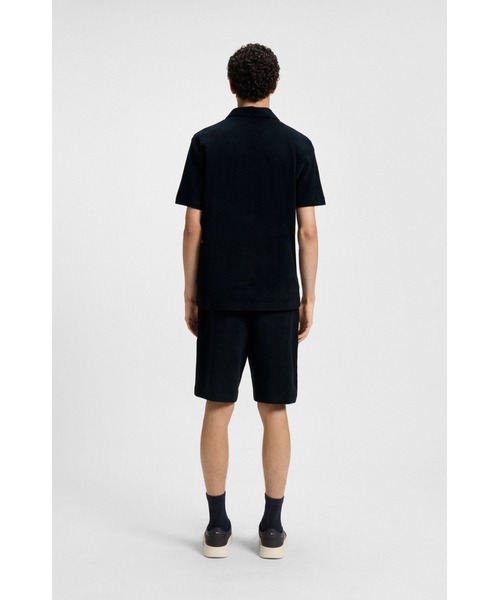 BOSS（HUGO BOSS） ポロシャツ ジョニーカラー コットンタオル メンズ