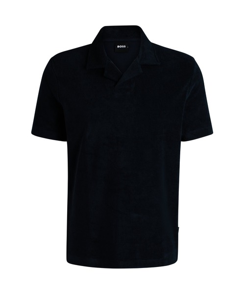 BOSS（HUGO BOSS） ポロシャツ ジョニーカラー コットンタオル メンズ