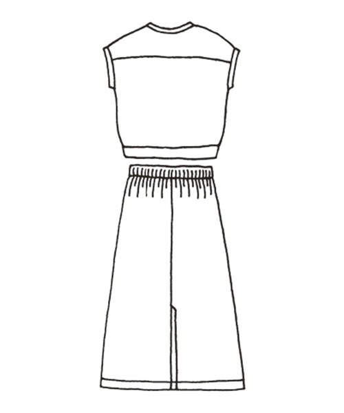 「Live in comfort」 セットアップ SMALL ネイビー レディース_画像2