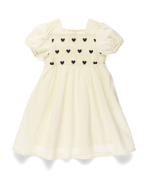 「branshes」 「KIDS」半袖ワンピース 90 アイボリー キッズ_画像2