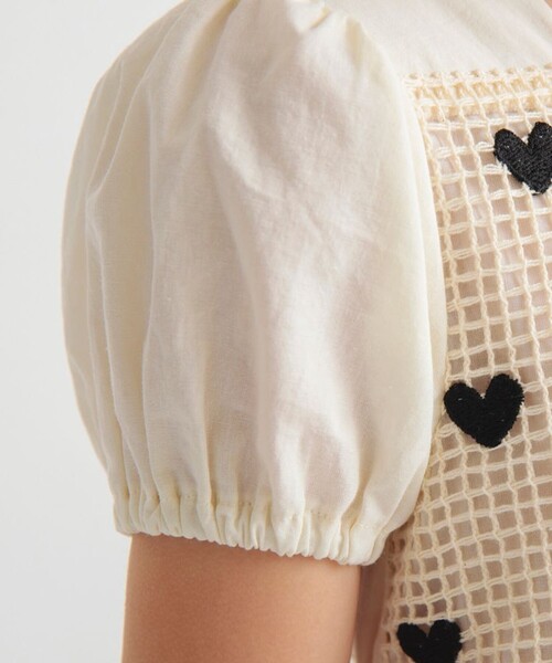 「branshes」 「KIDS」半袖ワンピース 90 アイボリー キッズ_画像7