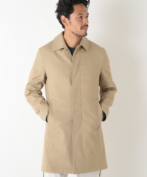 MEN'S BIGI（メンズビギ） ステンカラーコート 03 ベージュ メンズ