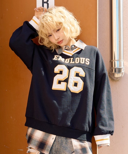 ぬん♡♡ LOVETOXIC トレーナー 「LTXC」「綿100％」裏起毛ナンバールーズ