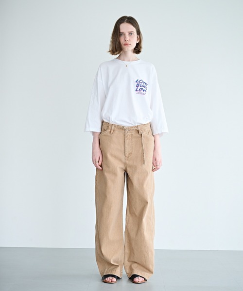 kha:ki（カーキ） パンツ 「KHA:KI / カーキ」ウエストベルト ワーク