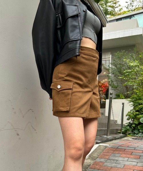 「FIG&VIPER」 ミニスカート S グリーン レディース_画像8