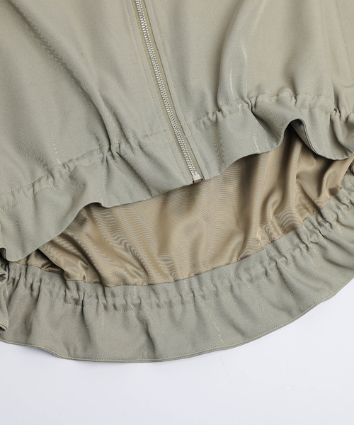 「La-gemme」 ブルゾン フリー カーキ レディース_画像8