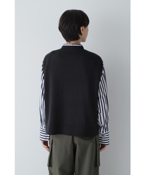 「human woman」 ノースリーブトップス MEDIUM グリーン レディース_画像4