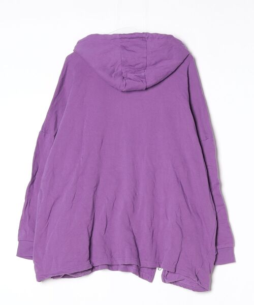 「Amina」 ジップアップパーカー - パープル レディース_画像2