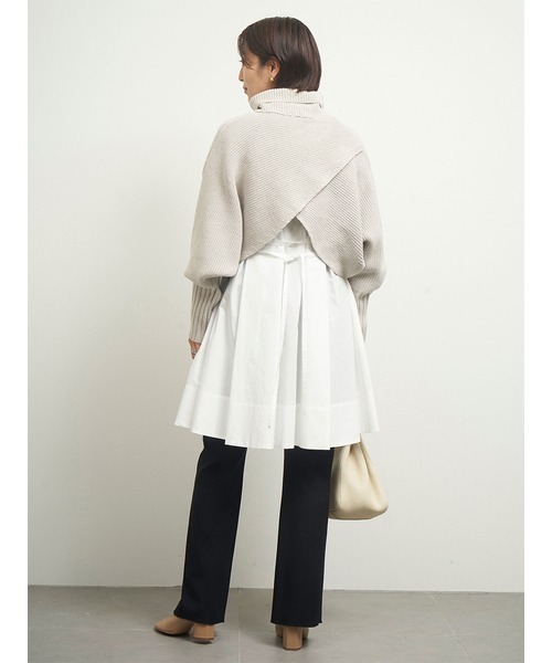 「styling/」 長袖ニット FREE ブラック レディース_画像2