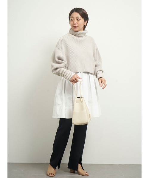 「styling/」 長袖ニット FREE ブラック レディース_画像4