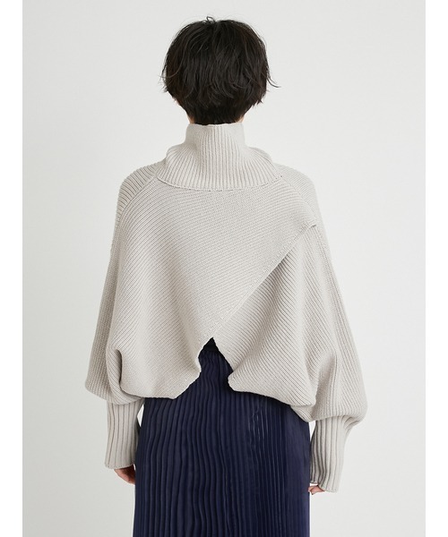 「styling/」 長袖ニット FREE ブラック レディース_画像8